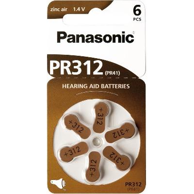 Panasonic patarei PR312L/6DC
