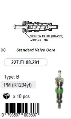 Ventiil Standard R-1234yf