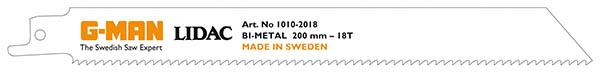 Saetera Bi-metall 200x19x0,9