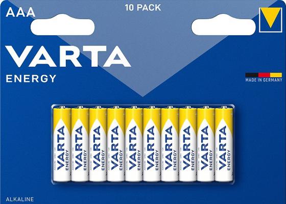 VARTA PATAREI 4103 ENERGY ALKALINE LR03 AAA 10TK