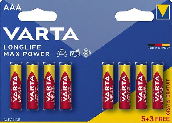 VARTA PATAREI 4703 LL MAX POWER LR03 AAA 1,5V 5+3TK