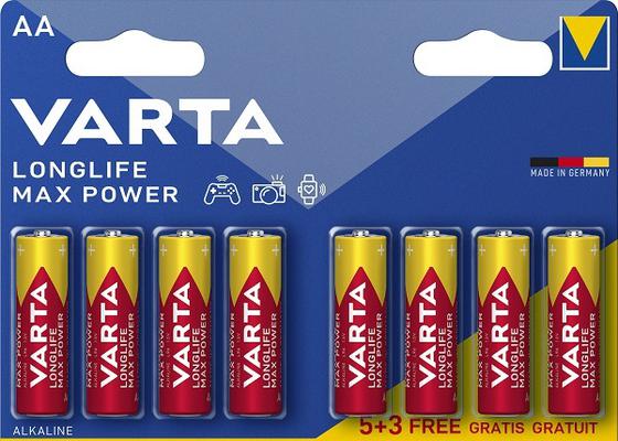 VARTA PATAREI 4706 LL MAX POWER LR06 AA 1,5V 5+3TK