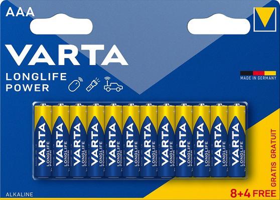 VARTA PATAREI 4903 LL POWER LR03 AAA 8+4TK