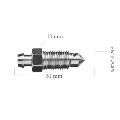 Õhutuskruvi M3/8X24 L=31,0 sw10