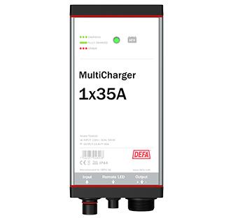 DEFA MultiCharger 1X35A 230VAC PlugIn