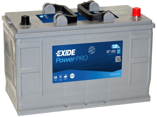 EXIDE 120AH 870A 349X175X235 POWER PRO -/+