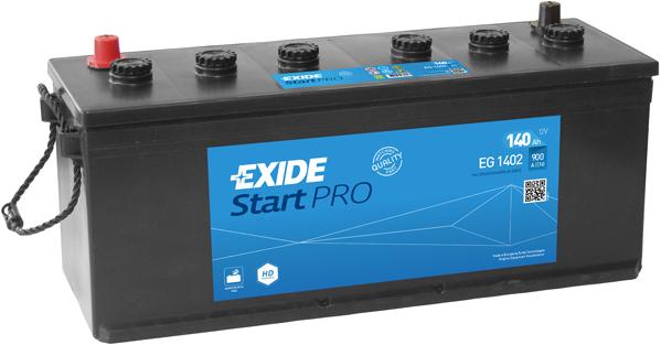 EXIDE 140AH 900A 508X175X205 PROFESSIONAL HD -/+