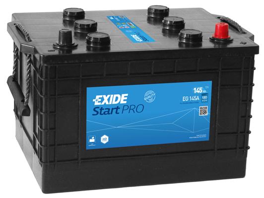 EXIDE 145AH 1000A 360X253X240 PROFESSIONAL HD -/+