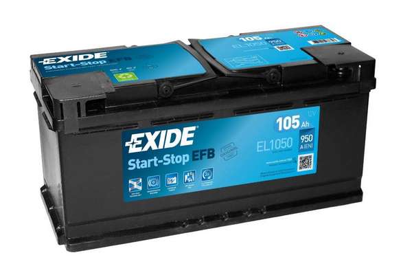 AKU EXIDE 105AH 950A 392X175X190 EFB -/+