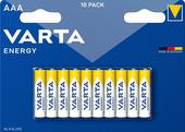 VARTA PATAREI 4103 ENERGY ALKALINE LR03 AAA 10TK