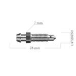 Õhutuskruvi M1/4X28 L=28,0 sw7