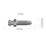 Õhutuskruvi M1/4X28 L=28,0 sw8